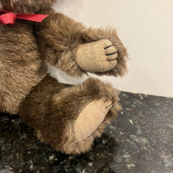 Playmakers Teddy Bear Collectors Series Tag Label Fully Jointed Adorable - Picture 4 of 8